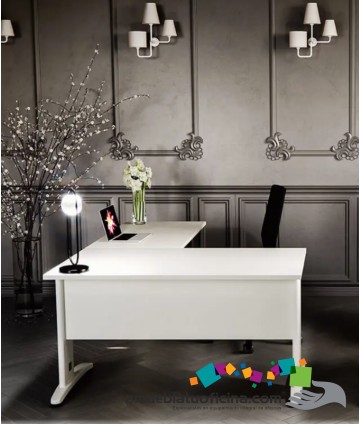MESA KRONO MELAMINA 2000X800 COLOR GRAFITO