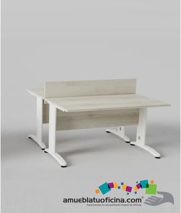 MESA KRONO MELAMINA 2000X800 COLOR GRAFITO